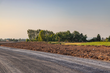 Wall Mural - road in the field