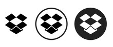 Dropbox Icon . Web Icon Set .vector Illustration