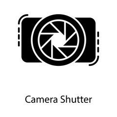 Sticker -  Camera Shutter Vector