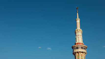 Wall Mural - Mosque with beautiful sky shades at Klaten City