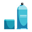 © backup_studio - Blue aerosol paint flat vector illustration