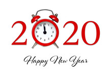  Happy New Year 2020. New Year Greeting Card