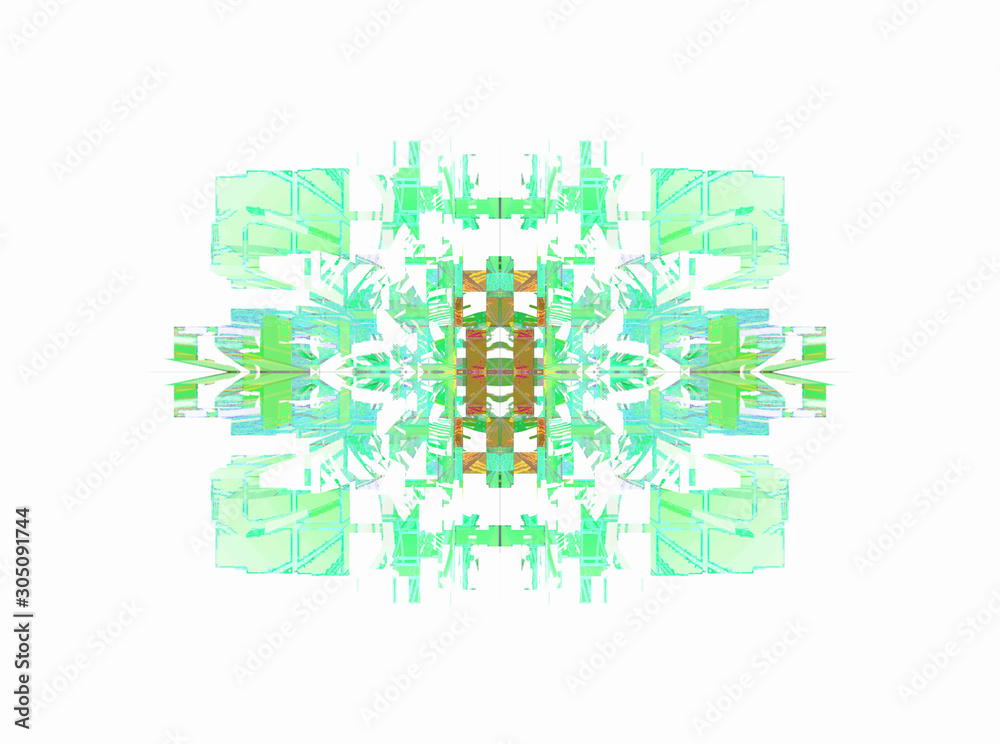 Color abstract graphic kaleidoscope. Pattern - obrazy, fototapety, plakaty 