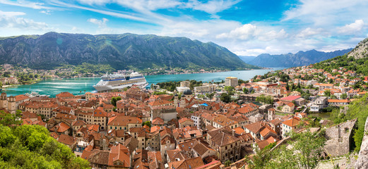 Wall Mural - Panorama of Kotor in Montenegro