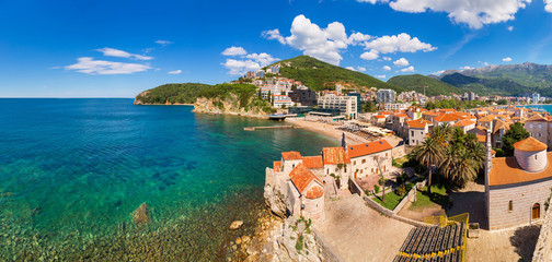 Wall Mural - Old town in Budva