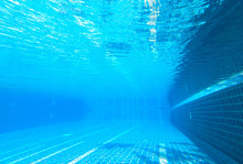 The Underwater Image Of The Swimming Pool At The Resort