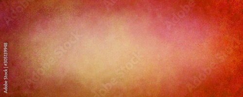 Old background with vintage texture in red pink yellow and orange abstract pa...