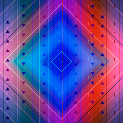 Wall Mural - abstract background with stripes. various diagonal lines. rhombus geometry shape