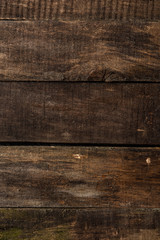 Wall Mural - Vintage wooden background with copyspace. Top view