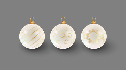 Wall Mural - Christmas Balls Set