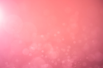 Wall Mural - abstract pink bokeh defocus glitter blur background.