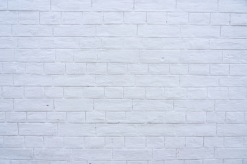  Background pattern of white brick wall.