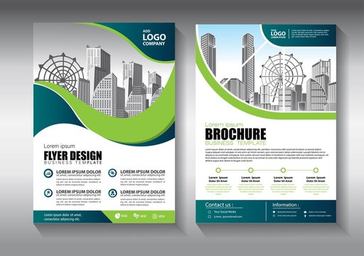 Brochure design, cover modern layout, annual report, poster, flyer in A4 with colorful triangles, geometric shapes for tech, science, market with light background