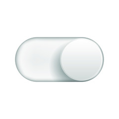 Poster - On toggle switch button. Material design switch button Vector illustration
