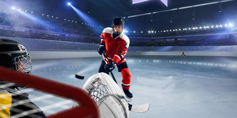 Canvas Print - Ice hockey.