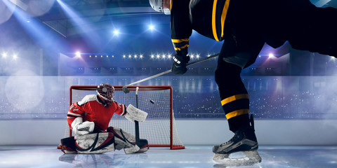 Canvas Print - Ice hockey.