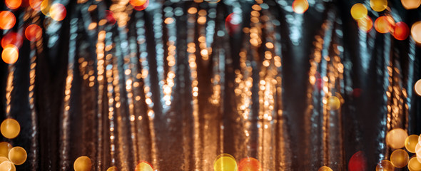 Wall Mural - colorful festive backdrop. sparkling stage curtain. shining texture background