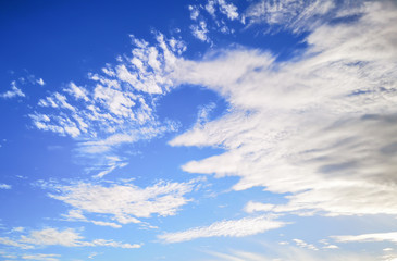 blue sky with clouds