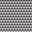black and white seamless pattern with triangle