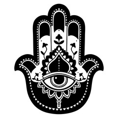 Sticker - traditional decorative hamza tattoo