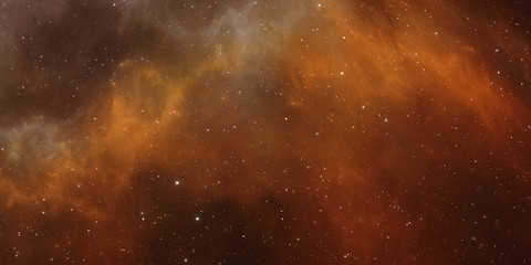 Wall Mural - space background with extrasolar nebula and stars