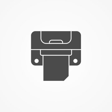 Printer vector icon sign symbol