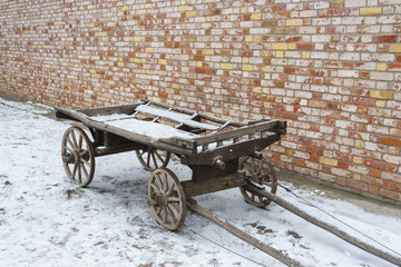 Old wooden cart