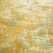 Weathered gold over a pale green background