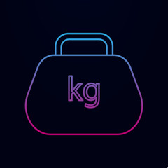 Poster - Cargo nolan icon. Simple thin line, outline vector of measure icons for ui and ux, website or mobile application