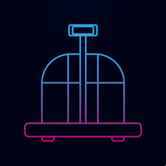 Poster - Transport scales nolan icon. Simple thin line, outline vector of measure icons for ui and ux, website or mobile application