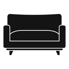 Poster - Sofa armchair icon. Simple illustration of sofa armchair vector icon for web design isolated on white background