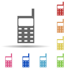 Aufkleber - Cellular telephone in multi color style icon. Simple glyph, flat vector of web icons for ui and ux, website or mobile application