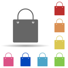 Poster - Women handbag in multi color style icon. Simple glyph, flat vector of web icons for ui and ux, website or mobile application