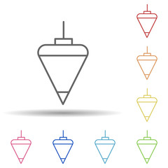 Aufkleber - level in multi color style icon. simple thin line, outline vector of construction icons for ui and u