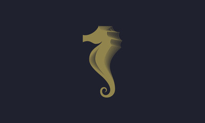 Canvas Print - seahorse logo design inspirations