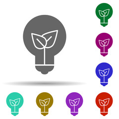 Poster - Net energy in multi color style icon. Simple glyph, flat vector of energy icons for ui and ux, website or mobile application