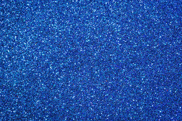 Abstract blue luxury glitter