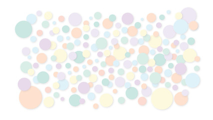 Wall Mural - abstract pattern polka dot colorful soft pastel gradient background