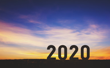 Wall Mural - New year 2020