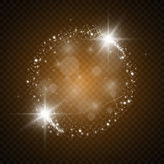 Wall Mural - round shiny perfect background. vector eps10 beautiful light. magic circle precious background. roun