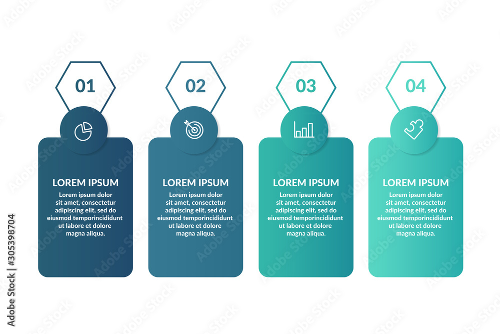 step or process infographic template design . infographic concept for ...