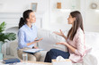 © Prostock-studio - Female patient and psychotherapist having emotional conversation