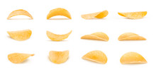RW Chips Set 3 On A White Background