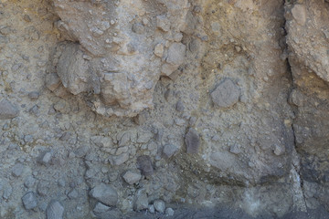 geological formations on turkish aegean island Gokceada