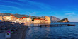 Panoramic view of The Old Town of Montenegrin town Budva on the Adriatic Sea, Montenegro
