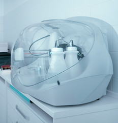 Poster - Process of analysis making inside modern equipment