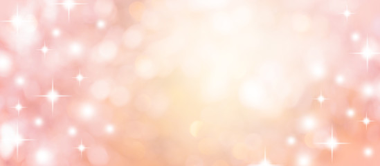 Wall Mural - abstract blur soft gradient bronze and gold background with star glittering light for show,promote a