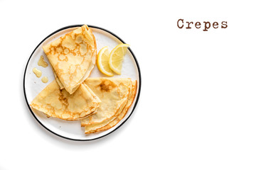 Wall Mural - Crepes isolated