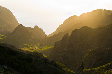 Sticker - Mountains around famous Masca village on Tenerife