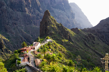 Sticker - Mountains around famous Masca village on Tenerife